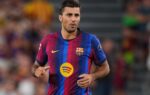 Rodri sous le maillot du FC Barcelone lors de ses débuts contre l'Athletic Club.