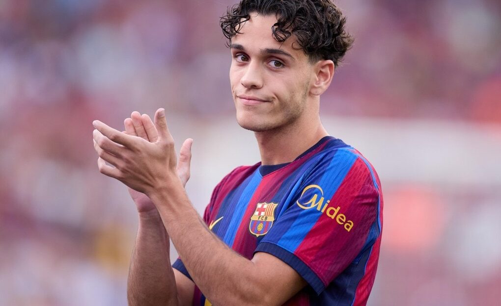 Héctor Fort sous les couleurs du Barça avant son transfert à la Real Sociedad.