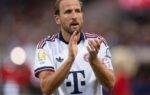 Harry Kane sur le terrain avec le Bayern Munich.