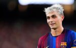 Des joueurs du FC Barcelone sur la pelouse pendant une rencontre de Liga.