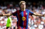 Fermín López sous le maillot du FC Barcelone lors d’un match.