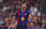 Rodri avec le Barça lors du match remporté 5-0 contre Valence.