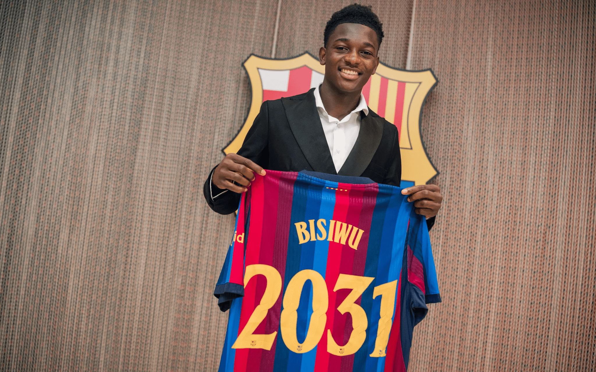 Jesse Bisiwu, joueur du FC Barcelone