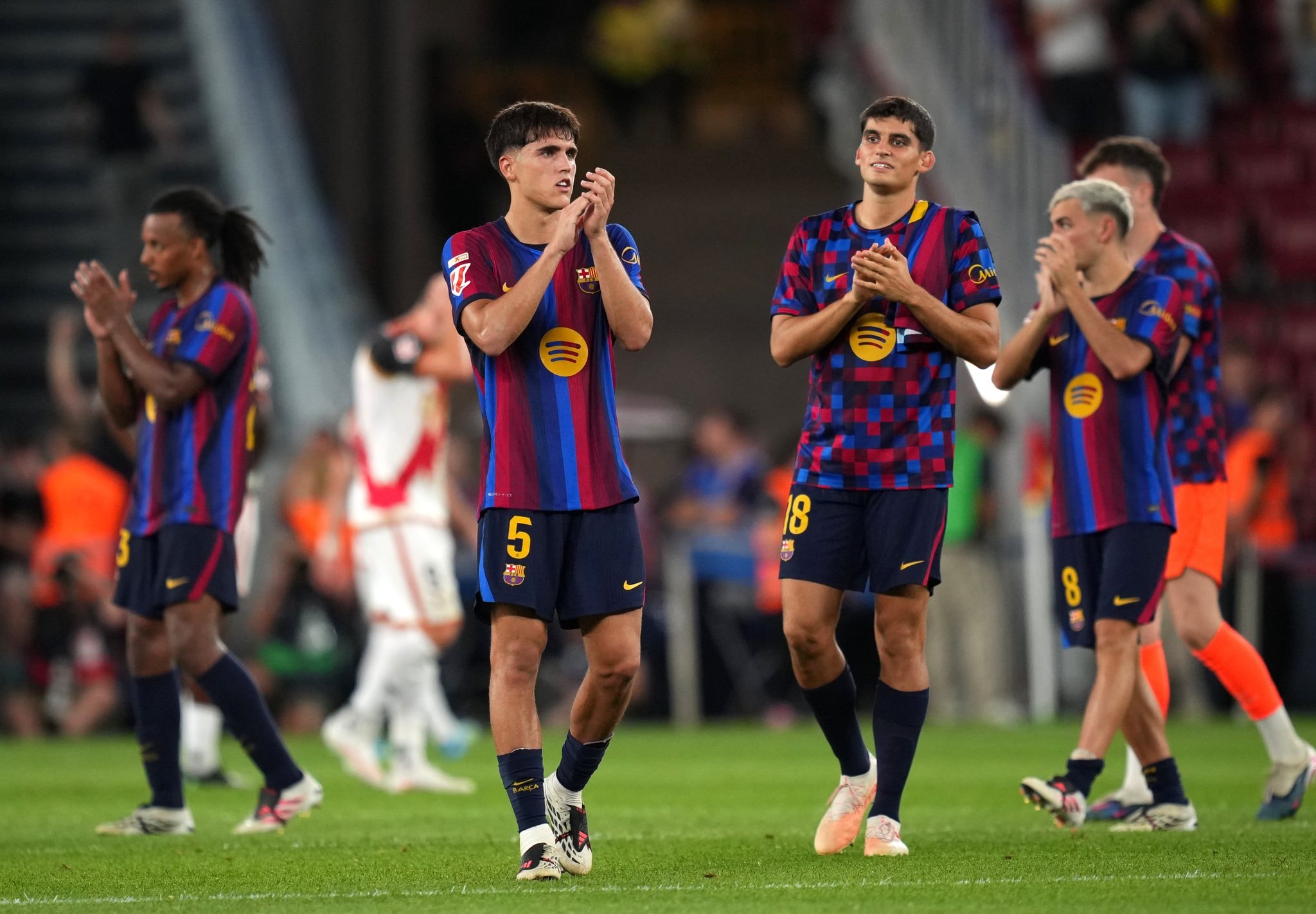 Pau Cubarsi, Gerard Martin, Barcelona players