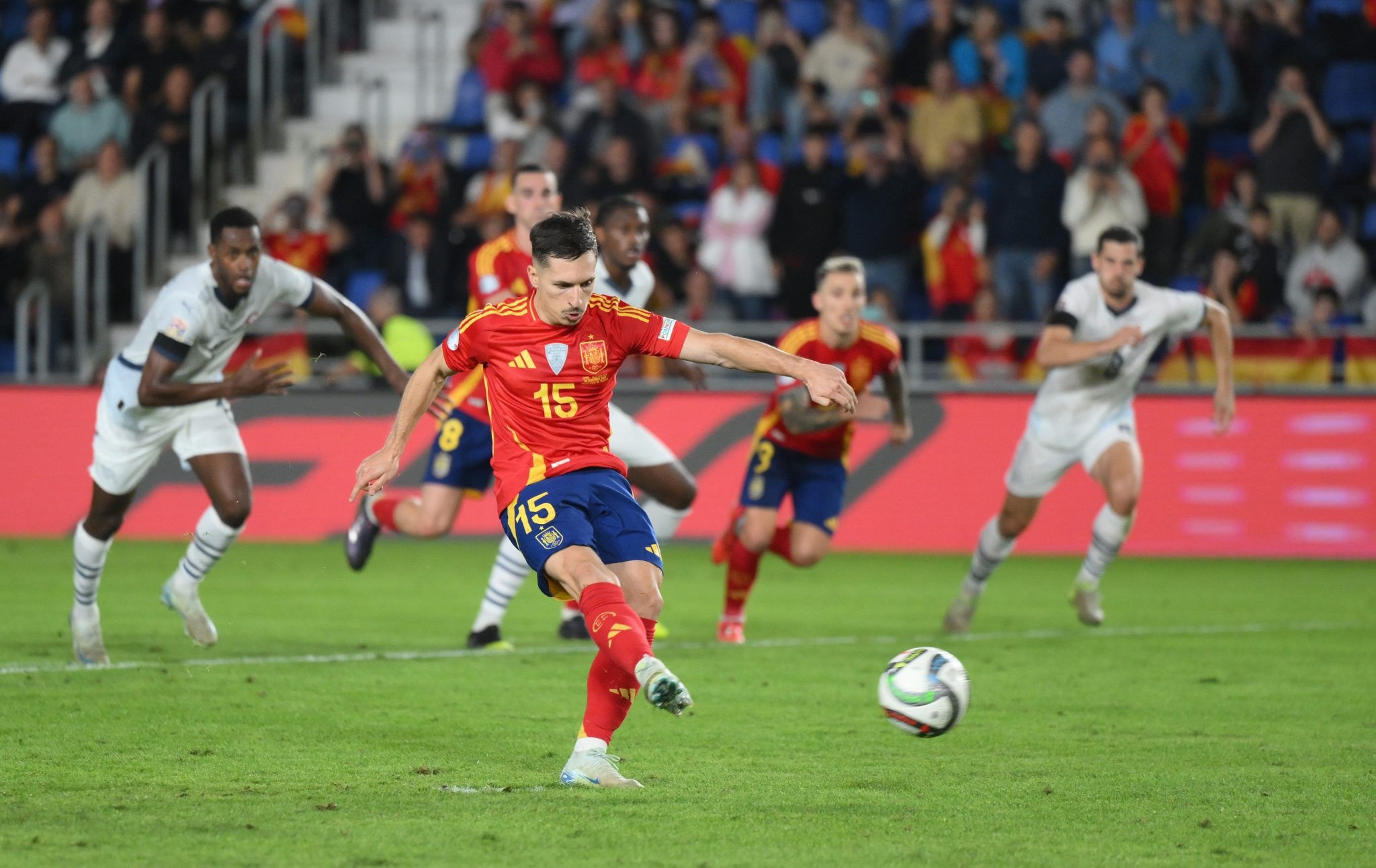 Bryan Zaragoza avec l’équipe d’Espagne