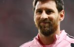 Lionel Messi sur un terrain de football, au centre d'un projet de rachat d'Eldense.