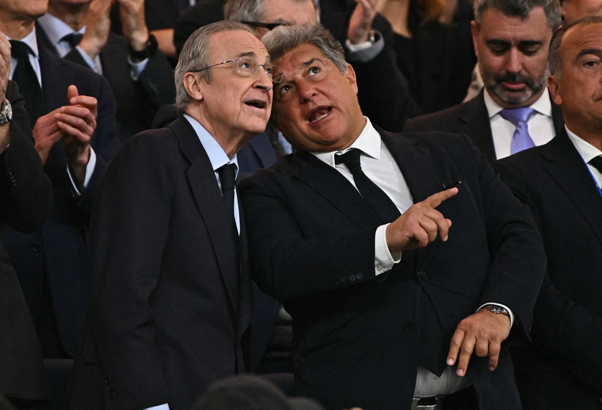 Florentino Pérez et Joan Laporta