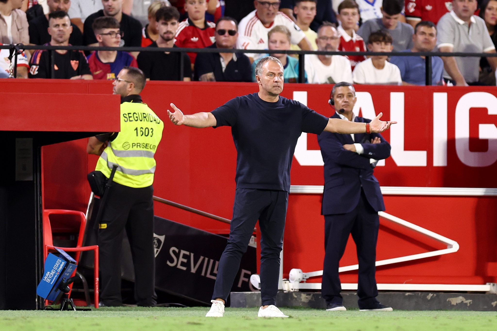 Hansi Flick, entraîneur du FC Barcelone