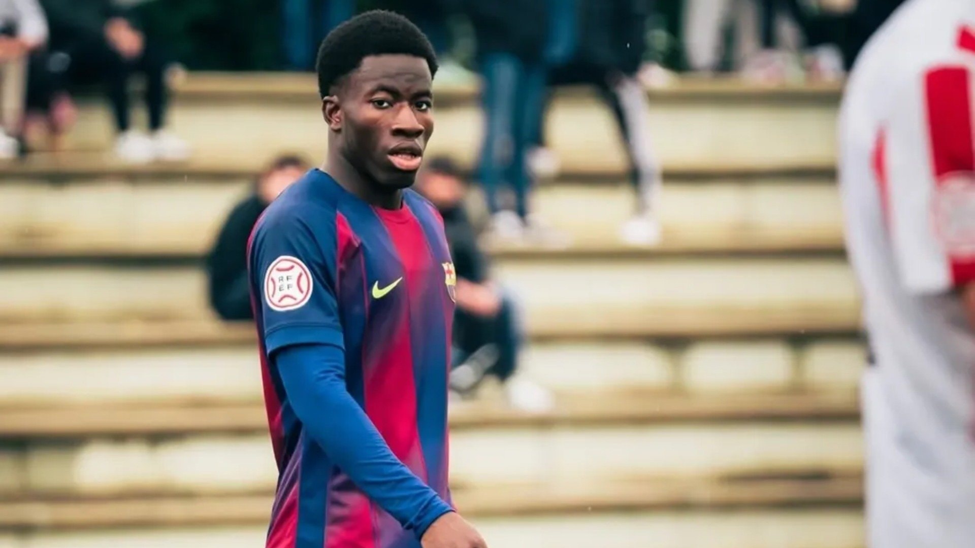 Ebrima Tunkara, joueur du Barça