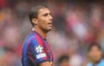 Rodri sous le maillot du Barça lors de la victoire 3-1 contre Séville au Ramón Sánchez-Pizjuán.