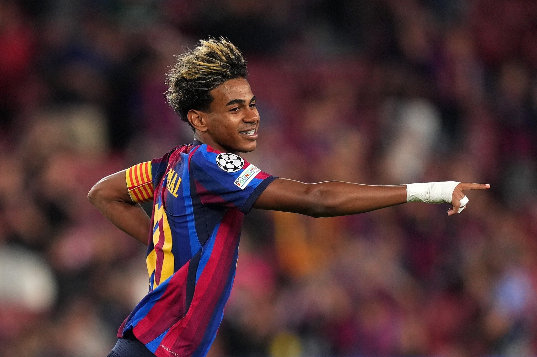 Lamine Yamal, joueur du Barça
