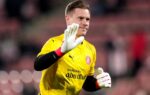 Marc-André ter Stegen porte le maillot de la sélection allemande.