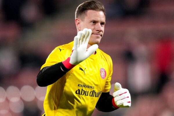 Marc-André ter Stegen porte le maillot de la sélection allemande.