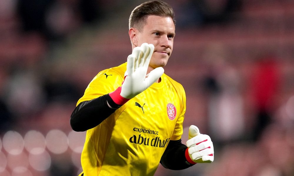 Marc-André ter Stegen porte le maillot de la sélection allemande.