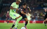 Affiche du match de Liga entre Levante et le Barça à l'Estadi Ciutat de València.