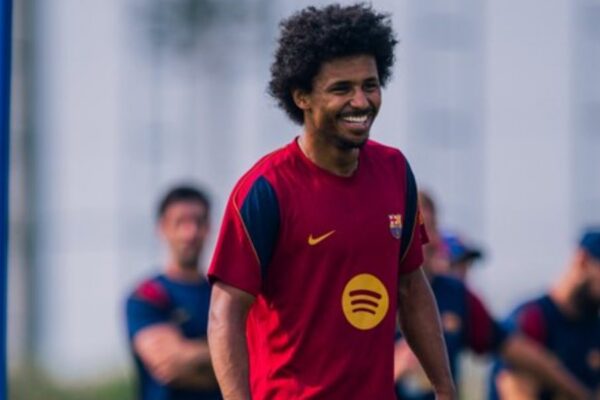 Karim Adeyemi sous les couleurs du Barça.