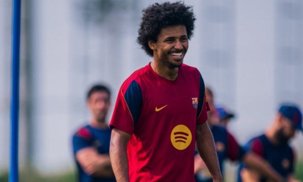 Karim Adeyemi sous les couleurs du Barça.