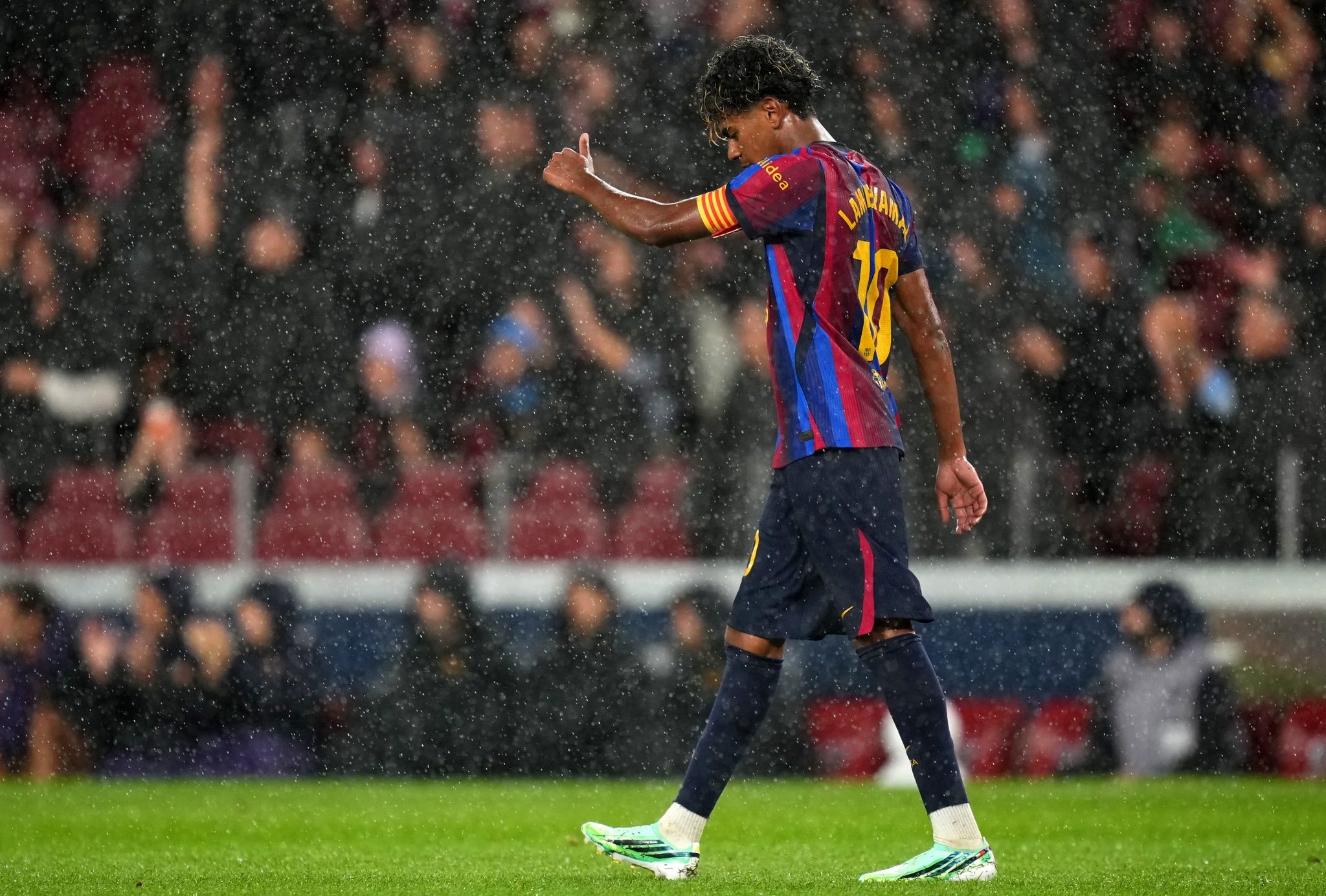 Lamine Yamal, joueur du Barça.
