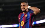 Gabriel Jesus célèbre son premier but avec le Barça au Camp Nou face à Feyenoord.