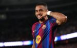 Gabriel Jesus sous le maillot du FC Barcelone pendant une rencontre.