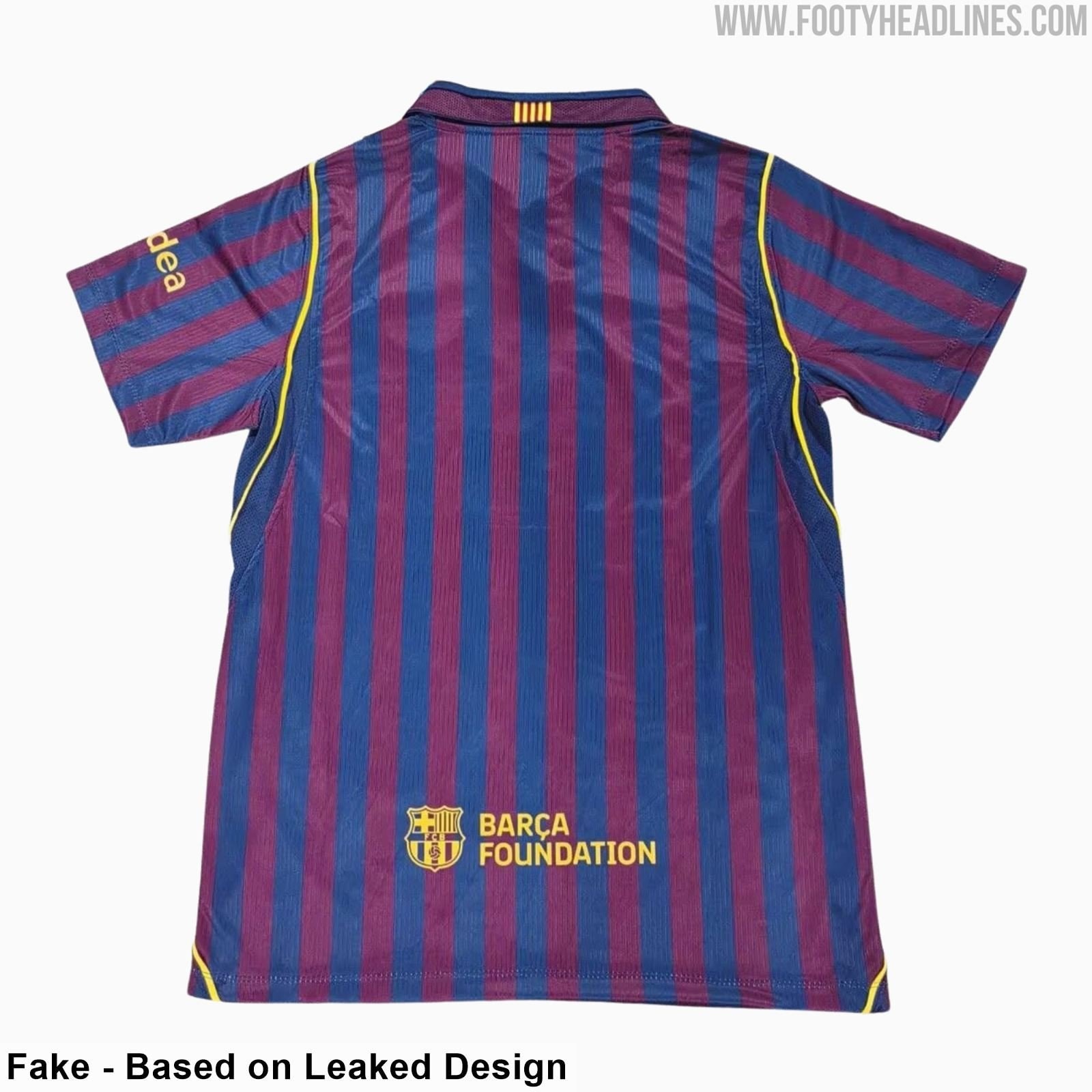 Maillot domicile du Barça pour la saison 2027-2028 dévoilé en avant-première.