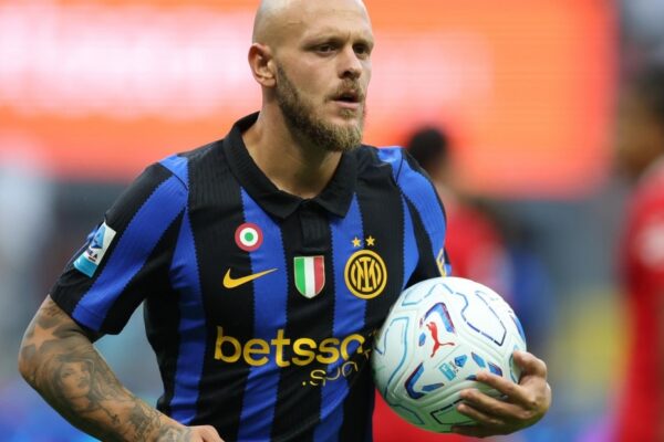 Federico Dimarco évolue sous le maillot de l’Inter.