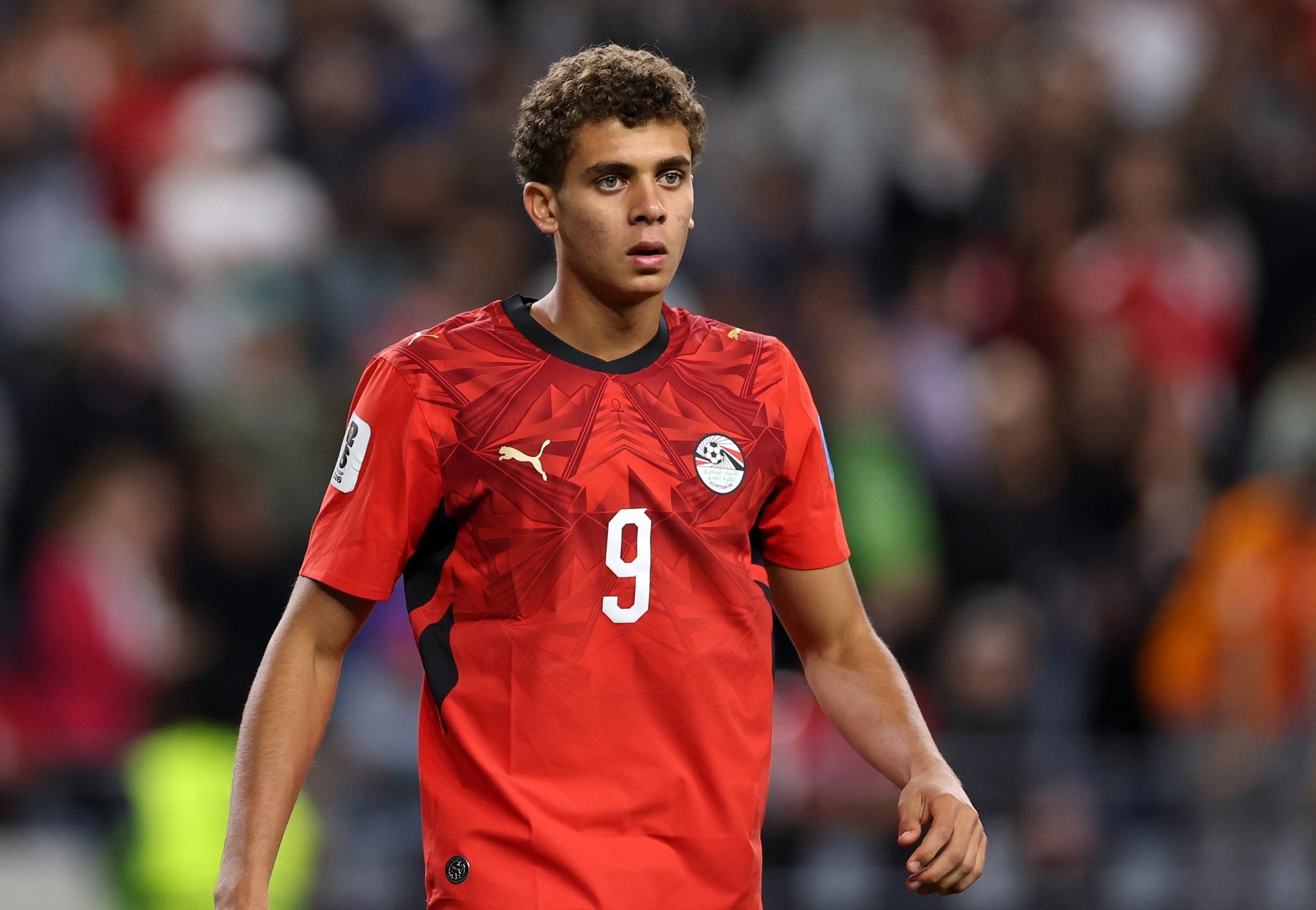 Hamza Abdelkarim du FC Barcelone et de l'Égypte