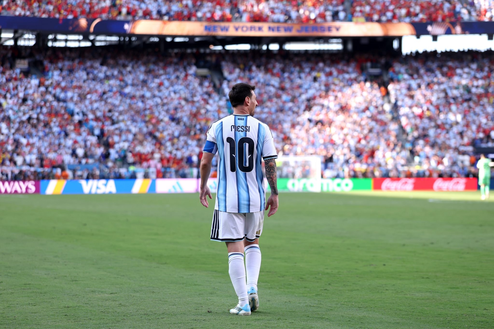 Lionel Messi avec l’Argentine