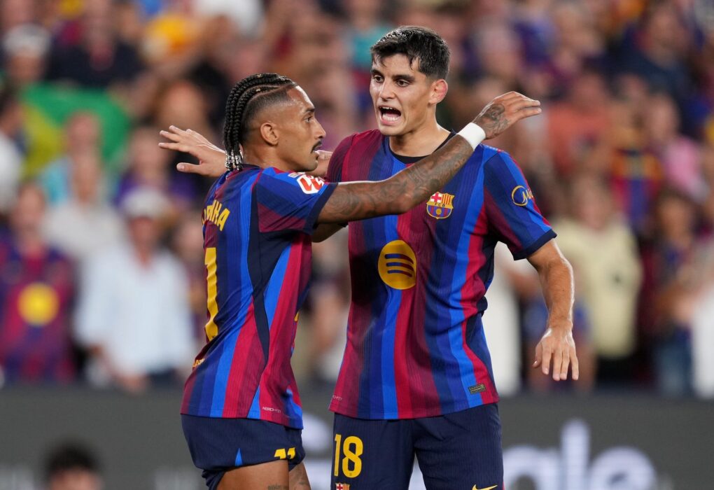 Gerard Martín avec le Barça dans son nouveau rôle de défenseur central sous Hansi Flick.