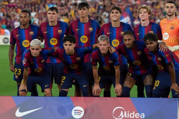 Gabriel Jesus portant le numéro 9 du FC Barcelone pour la saison 2026-2027.