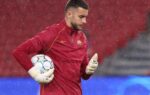 Joan García dans le but du Barça avant sa blessure au genou.