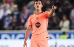 Álvaro Cortés portant le maillot du Barça avant son transfert au Royal Antwerp.