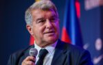 Joan Laporta et Jorge Mendes lors d’un échange autour du FC Barcelone.