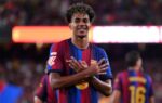 Lamine Yamal sous le maillot du Barça.
