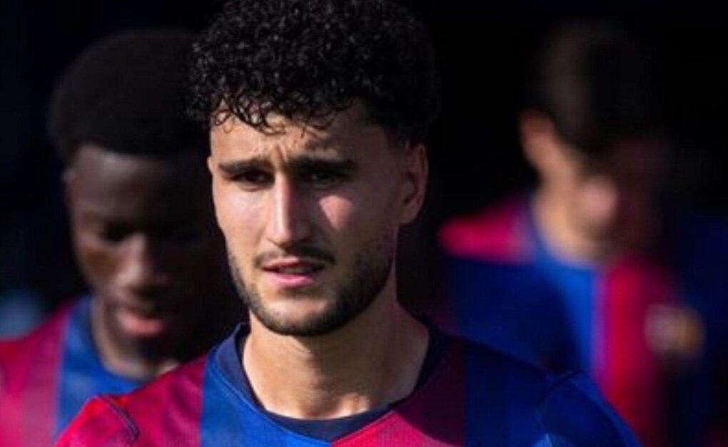 Roger Martínez sous le maillot du Barça Atlètic avant son départ pour Al-Markhiya.