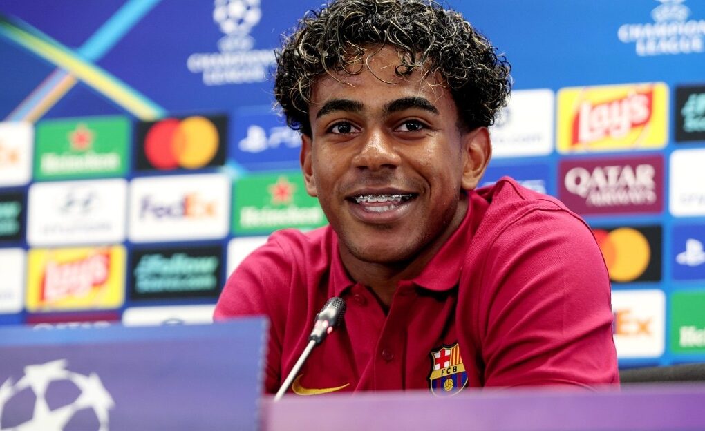 Lamine Yamal s’exprime en conférence de presse avant le match du Barça contre Feyenoord.