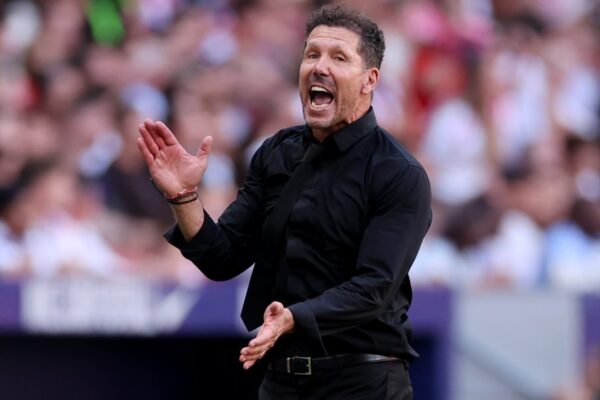 Diego Simeone, entraîneur de l’Atlético de Madrid, s’exprime sur le niveau du Barça.