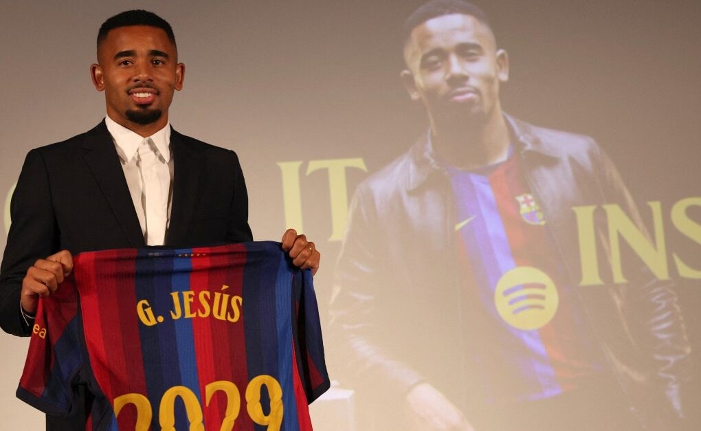 Gabriel Jesus, l’attaquant brésilien recruté par le FC Barcelone.