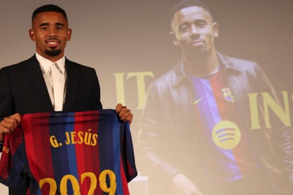 Gabriel Jesus, l’attaquant brésilien recruté par le FC Barcelone.