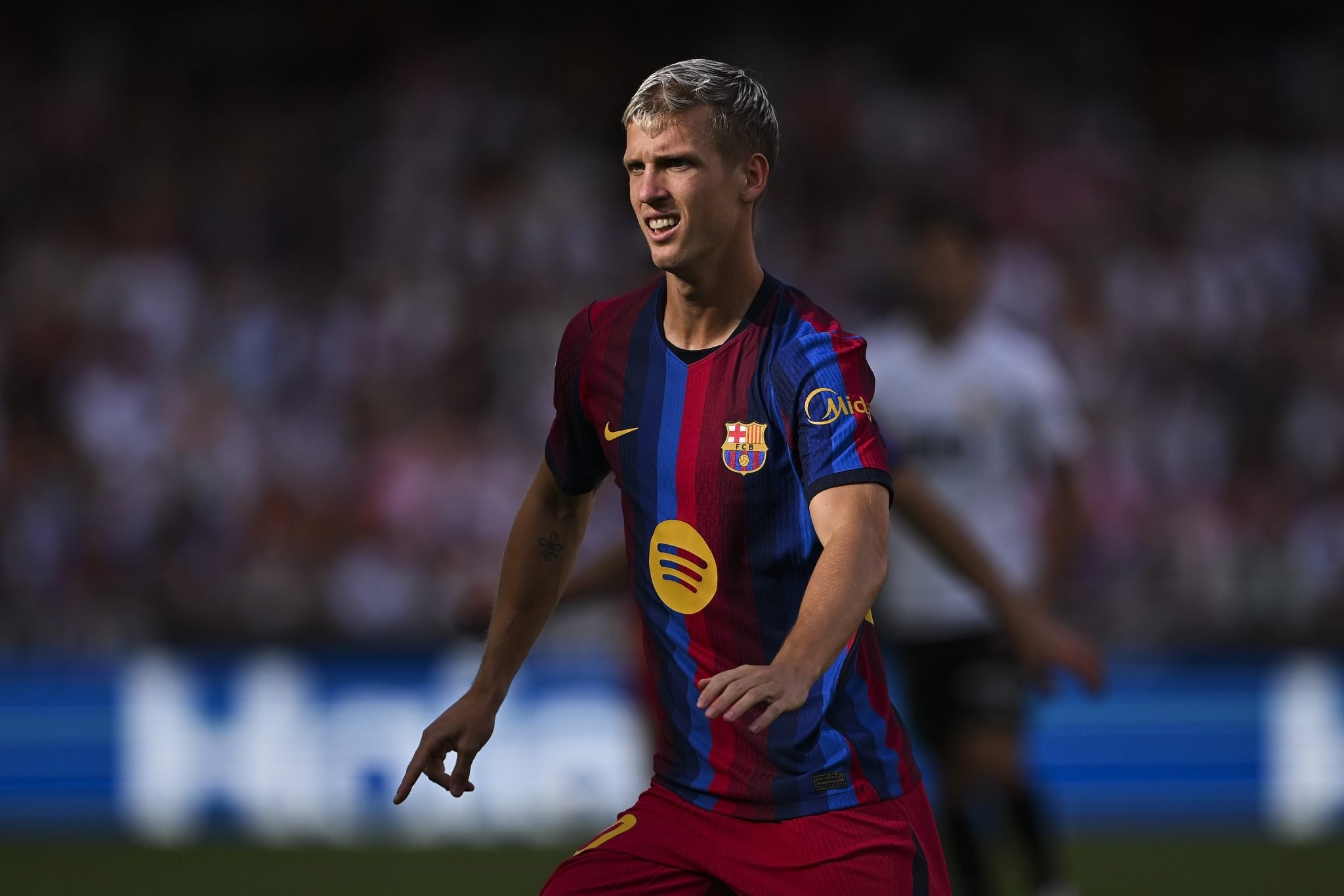Dani Olmo, joueur du Barça