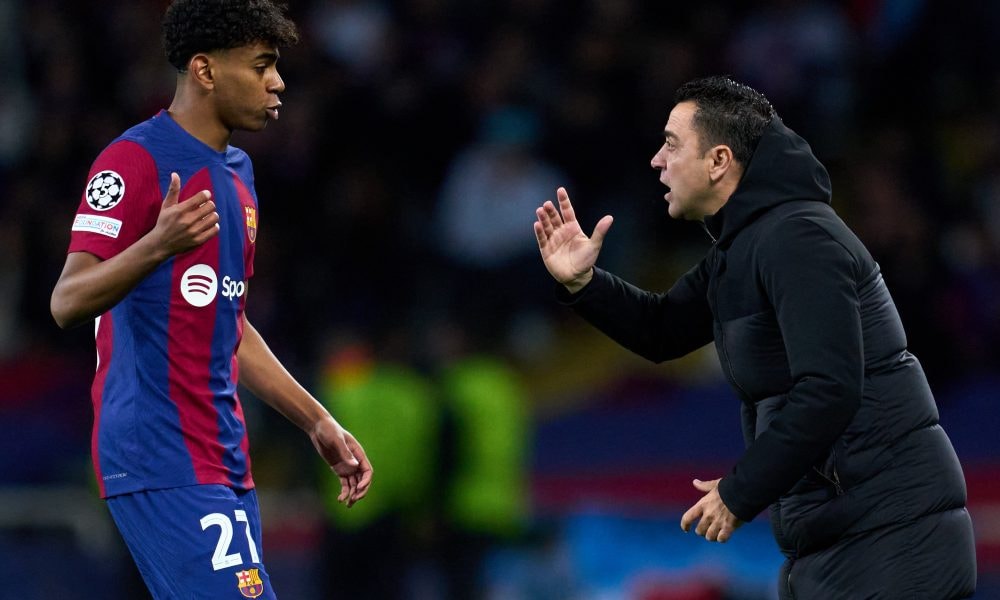 Xavi Hernández pendant un entretien consacré à son histoire avec le FC Barcelone.
