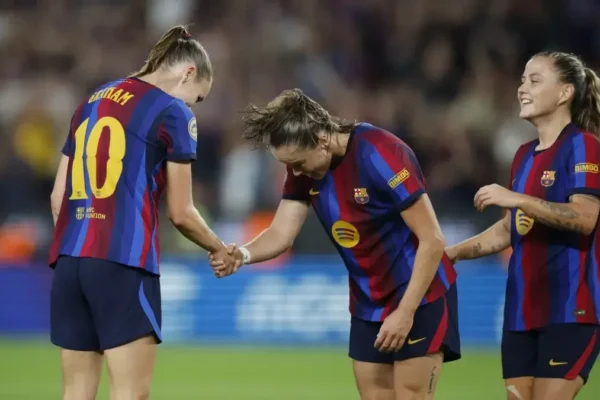 Ewa Pajor et Esmee Brugts, joueuses du Barça Femení décisives avec leurs sélections.