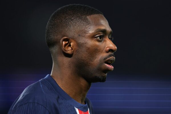 Ousmane Dembélé sous le maillot du Barça.