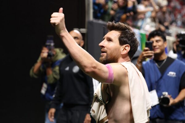 Lionel Messi lors de son déplacement à Oviedo pour le prix Princesse des Asturies des sports.