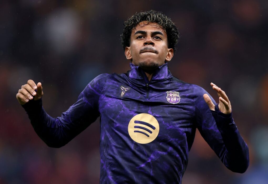 Lamine Yamal lors de la victoire du Barça face à Galatasaray en Ligue des Champions.