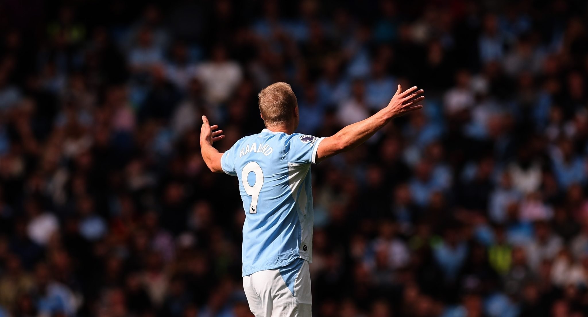 Erling Haaland sous les couleurs de Manchester City