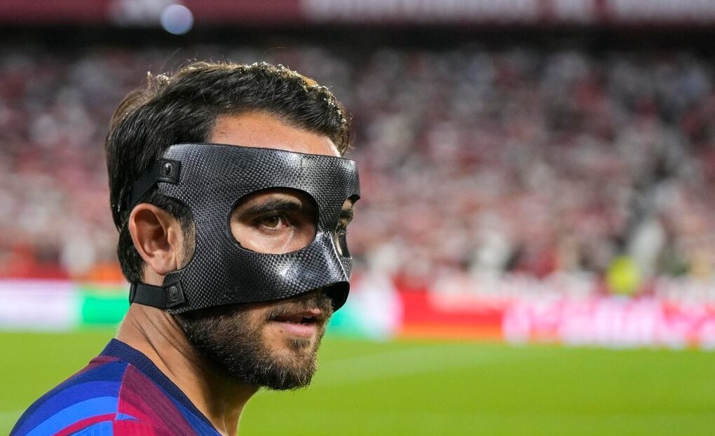 Eric García à l'entraînement avec le Barça avant le match contre Getafe.