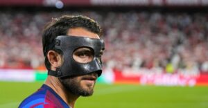 Eric García à l'entraînement avec le Barça avant le match contre Getafe.