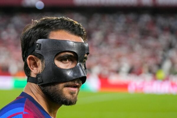 Eric García à l'entraînement avec le Barça avant le match contre Getafe.