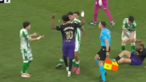 Lamine Yamal, ailier du Barça, face au Betis.